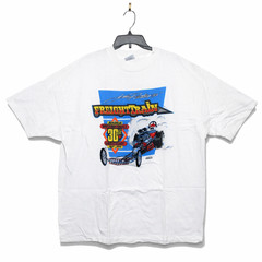 Vtg 1993 John Peters FREIGHT TRAIN NHRA Drag Racing XXL Single Stitch T Shirt