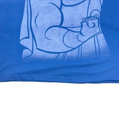 Disney Hercules T-shirt Size XXL The Muscle Blue Large Front Print Yellow White