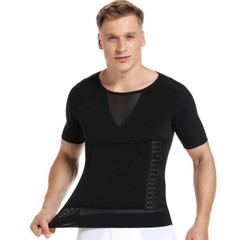 Men Slimming Body Shaper Vest Abs Abdomen Compression Shirts Fitness Tank Tops