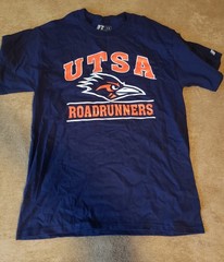 UTSA Adult T-Shirt Primary Logo, Navy, M (38-40)