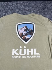 Kuhl Men’s Medium Born In The Mountains Graphic T-Shirt Wildfibre Organic Cotton