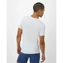 Hanes Originals Ultimate Men’s SuperSoft Crewneck Undershirt, White, 2-Pack XL