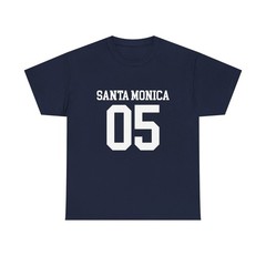 Santa Monica 05 beach city tee vintage 2005 number graphic shirt