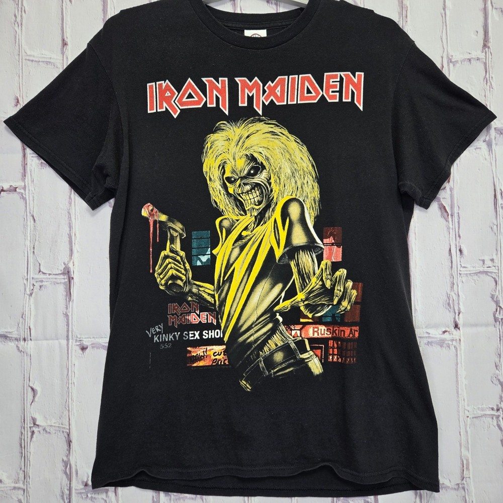 Iron Maiden T-Shirt Black Book of Souls World Tour 2017 Graphic Band Mens Size M