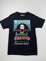 Ripple Junction Shirt Mens Small Black One Piece Brook Wanted Graphic Tee Anime