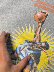 Vintage Nike Swiss All Star 98 Basketball Graphic T-Shirt Grey 90s Tee