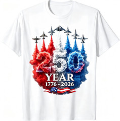 250 Years 1776 2026 American Flag Shirt, 250th USA Patriotic 4th of July Shirt