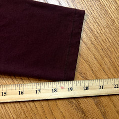 Woolrich Shirt Men’s 2XL Maroon Henley Long Sleeve Casual Woven Cotton Blend