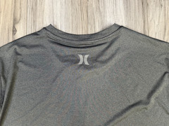 Hurley Icon Hybrid UPF 50 Short Sleeve Performance Tee Grey Mens Size Medium NEW