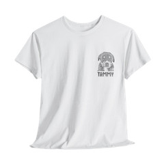 Personalised Pet T-Shirt, Custom Pet T-shirt, Customised pet sketch t-shirt