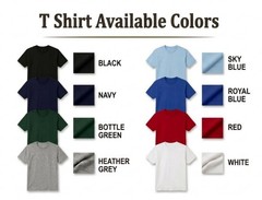 Customised Photo and Text T-Shirt, Custom Left chest & Back t shirt, Custom Tee