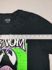 Marvel Venom T Shirt Mens Medium Black Neon Tongue Graphic Tee Superhero Comics