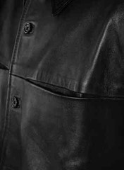BASIC New Men’s Black Shirt 100% Real Lambskin Stylish Slim Fit Out Wear Shirt