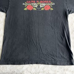 Vintage Guns N Roses Shirt Tee Mens Large Black Pistol Flowers Spell Out Band