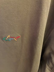 NWT GREG NORMAN XL MENS SHIRT SLEEVE TSHIRT CREW GRAY