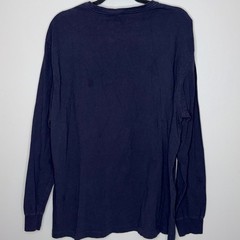 Polo Ralph Lauren Mens Size XL Navy Blue Red Pony Crew Neck Long Sleeve T-Shirt