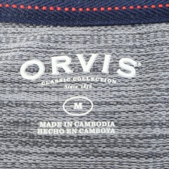 Orvis Classic Collection Raglan Long Sleeve T Shirt Super Soft Men Size M Blue