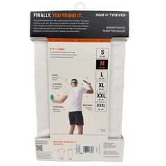 Pair Of Thieves Super Soft Cloud Comfortable Fitted 2pk Shirts Medium White Grey