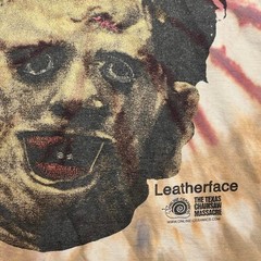 Online Ceramics x Texas Chainsaw Massacre Hand Tie Dye Boxy Tee Size L