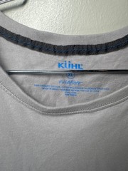 Kuhl Wildfibre Deer Valley Logo T Shirt Mens XL Gray Organic Cotton Tee