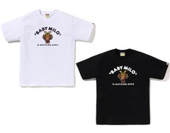 A BATHING APE Men’s KABUTO BABY MILO COLLEGE TEE 2M20110007 b