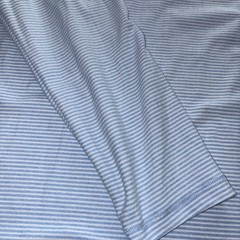 Bruno Milano Shirt Mens Small Blue White Striped Henley Super Soft