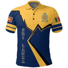 Mens Sri Lanka Polo T-Shirt Summer Souvenir Short Sleeve Tee Shirt Tops Pullover