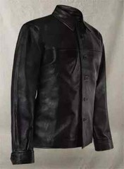 BASIC New Men’s Black Shirt 100% Real Lambskin Stylish Slim Fit Out Wear Shirt