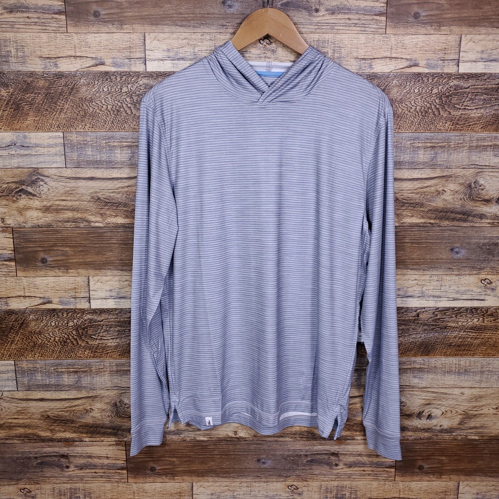 NWT Johnnie O Seal Leland UPF 50 Stretch Performance T-Shirt Hoodie S $128