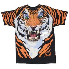 Vintage Blue Tiger AOP T-Shirt