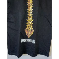 2009 Arcanium Metal Concert Tour Graphic Black Shirt 2000s S Small Y2K