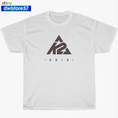 New Shirt K2 Sky Skis Funny Logo Black/Navy/White/Grey Men’s T-Shirt S-5XL