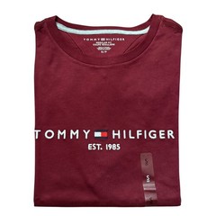 Tommy Hilfiger Men’s Embroidered Logo Regular Fit Crew Neck Jersey T-shirt Tee