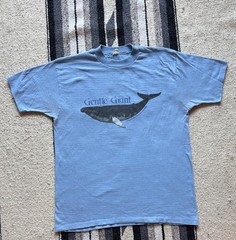 True Vintage 1970s “Gentle Giant” Humpback Whale Wildlife Conservation T-Shirt L