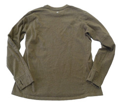 Kuhl T-shirt Tee Long Sleeve Mens Large Wildfibre Organic Heavy Cotton Brown
