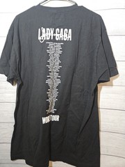 AUTHENTIC Lady Gaga Merch – Joanne World Tour 2017, 2018 Black T Shirt – Size XL