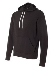 Below WHOLESALE Blank 36 Medium Bella+Canvas 3719 Black HOODIE Bulk Lot