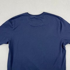 Tommy Bahama Mens Navy Blue Pima Cotton Pocket T-Shirt Marlin UPF 30 Small