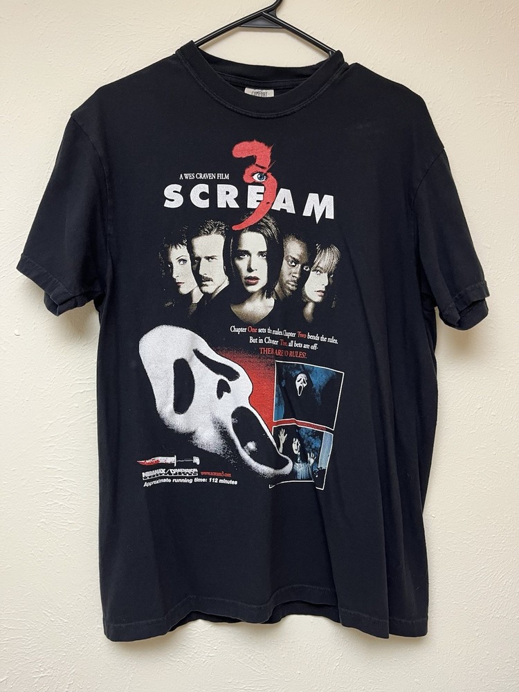 Graveyard Goods Scream 3 Graphic Print Crew Neck Short Sleeve T-Shirt M