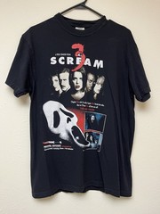 Graveyard Goods Scream 3 Graphic Print Crew Neck Short Sleeve T-Shirt M
