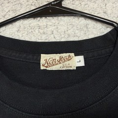 VTG Non Stock Knitting Mills Made In USA Black Tee T Shirt Men’s Large