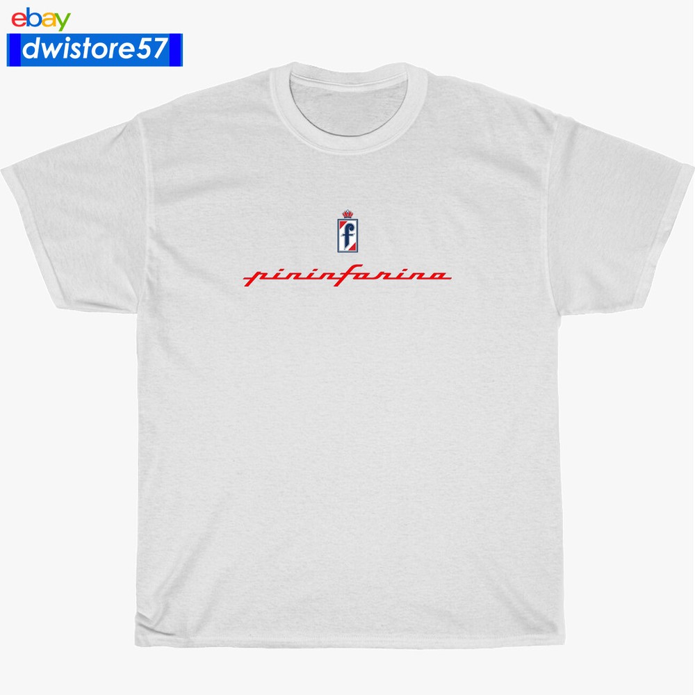 New Shirt Pininfarina Racing Car Logo Black/Navy/White/Grey Men’s T-Shirt S-5XL
