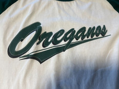 Oreganos Restaurant Pizzeria Jersey T Shirt Spring Training Size Large