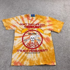 Online Ceramics Shirt Mens Small Orange Tie Dye Dont Take Like Too Seriously