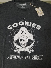 New Goonies Never Say Die T-Shirt. Retail 49.50