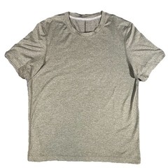 Lululemon Performance Shirt Mens M Green Heathered Crew Neck Lightweight Stretch