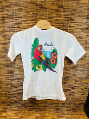 Aruba Parrot Vintage STAR T Shirt Single Stitch small stain as shown XXL