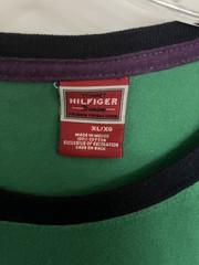 Tommy Hilfiger Men’s Y2K Green Short Sleeve T-Shirt Size XL