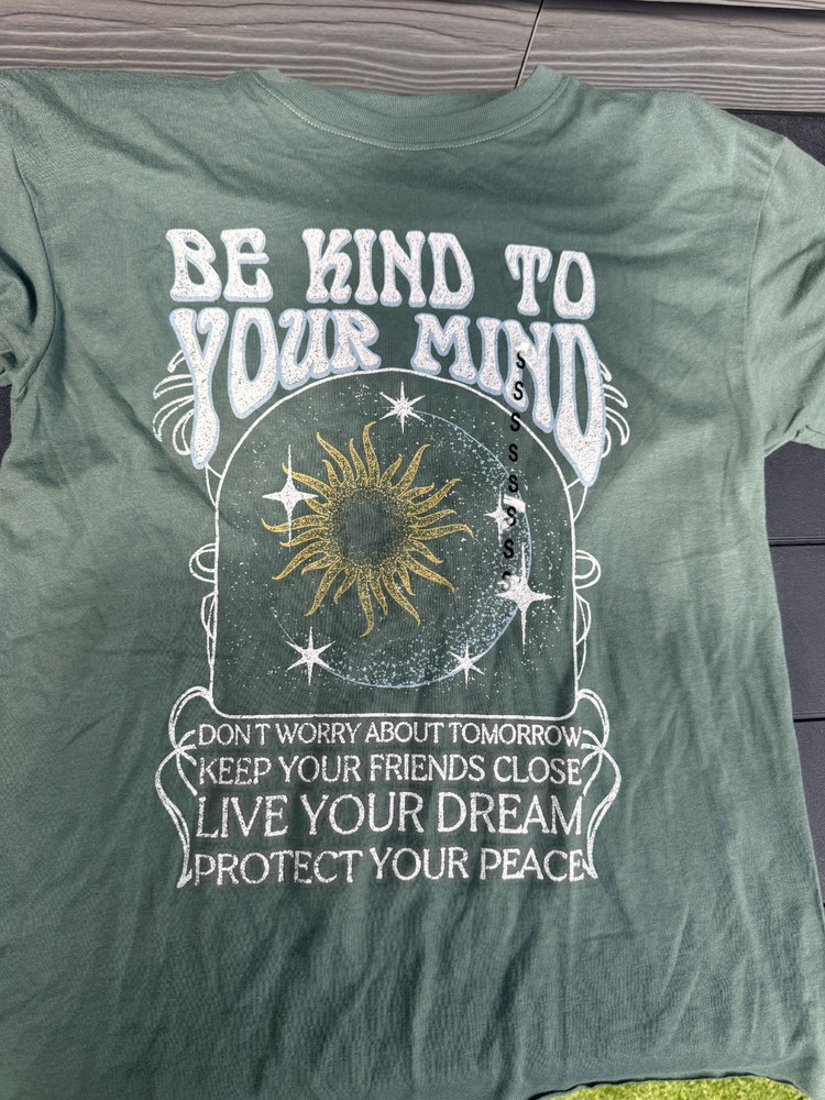 AWAKE Unisex Small Green 50/50 Cotton Polyester Blend Crewneck