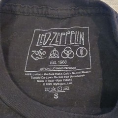 Led-Zeppelin U.S. Tour 1975 Black T-Shirt – Small
